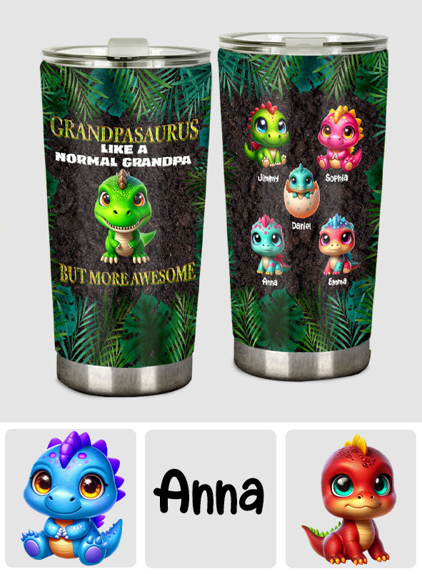 Daddysaurus Grandpasaurus 3D-Dinosaurier - Personalisierter Vater-Trinkbecher