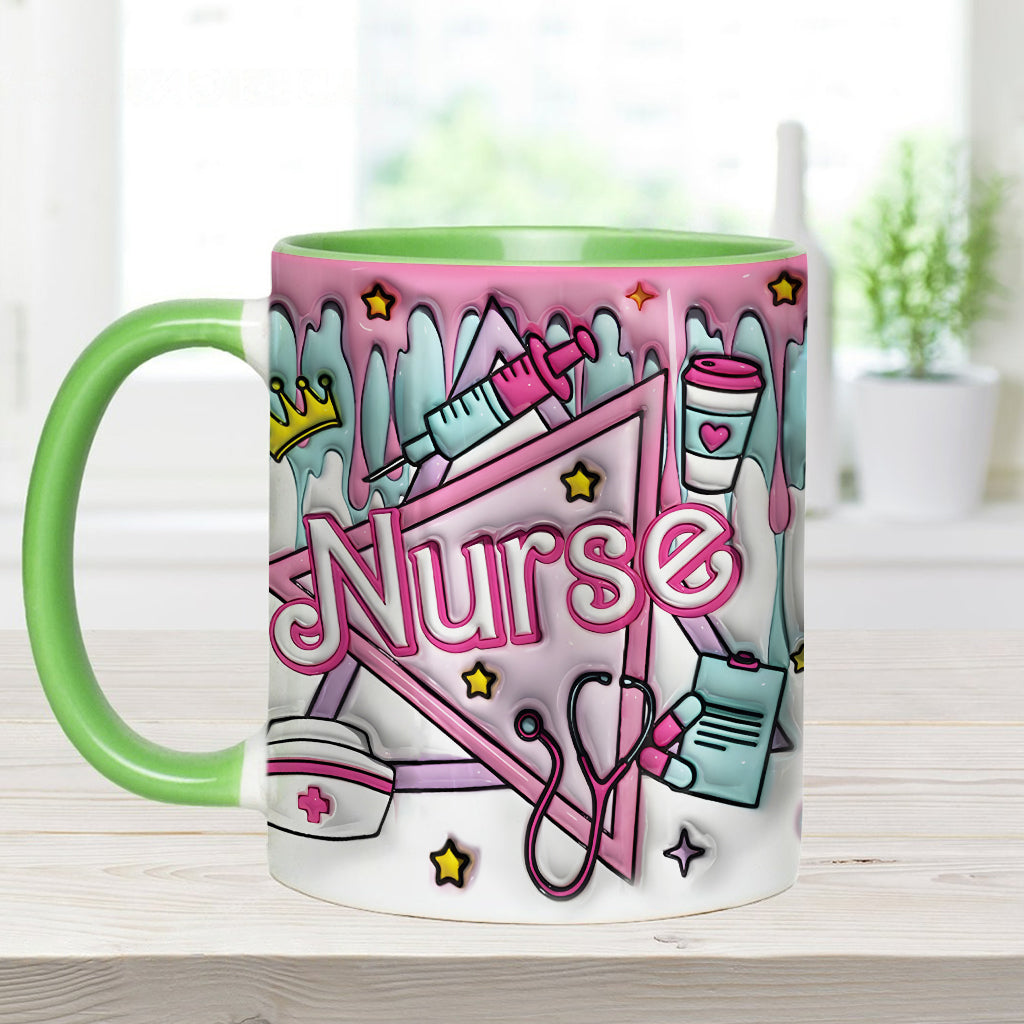 Stolze Krankenschwester – Personalisierte Tasse mit Krankenschwester-Akzent