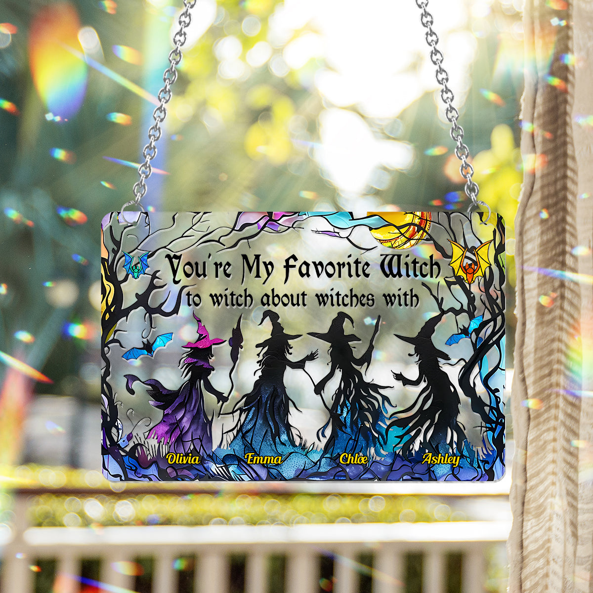 Girls Will Be Girls - Personalized Bestie Window Hanging Suncatcher Ornament