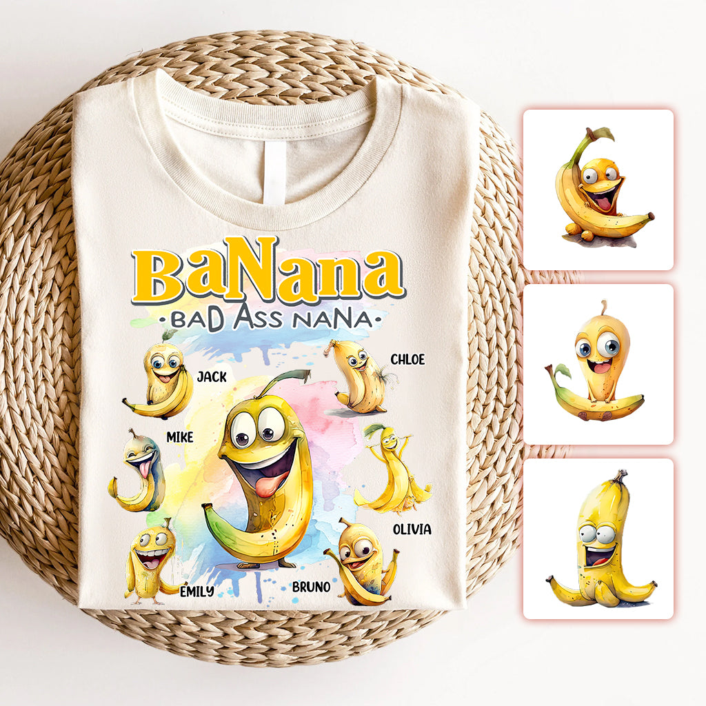Bananen-Oma – Personalisiertes Oma-T-Shirt und Hoodie