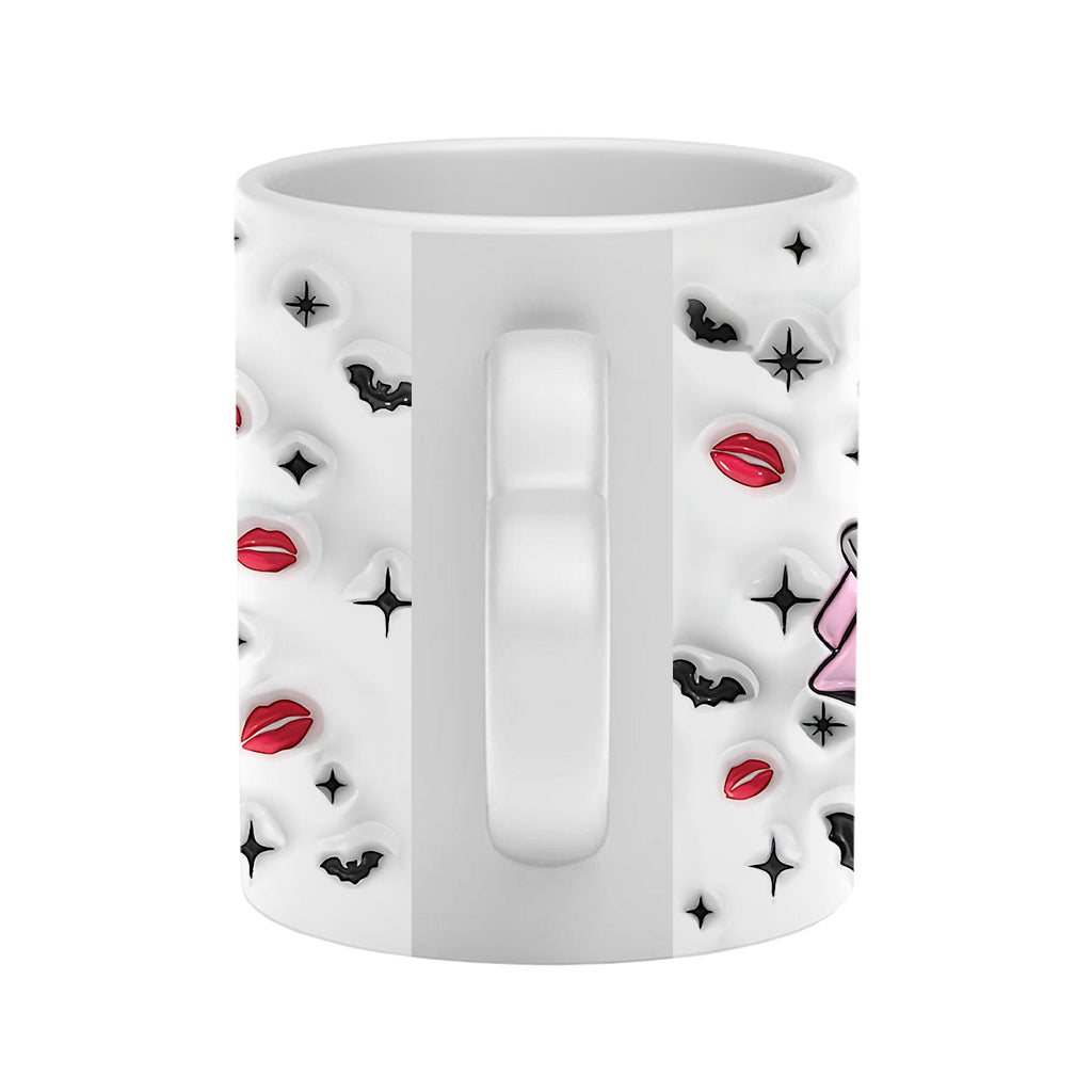 Mean Ghouls - Personalized Bestie Heart Handle Mug