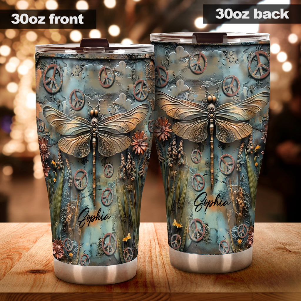Let It Be – Personalisierter Hippie-Becher