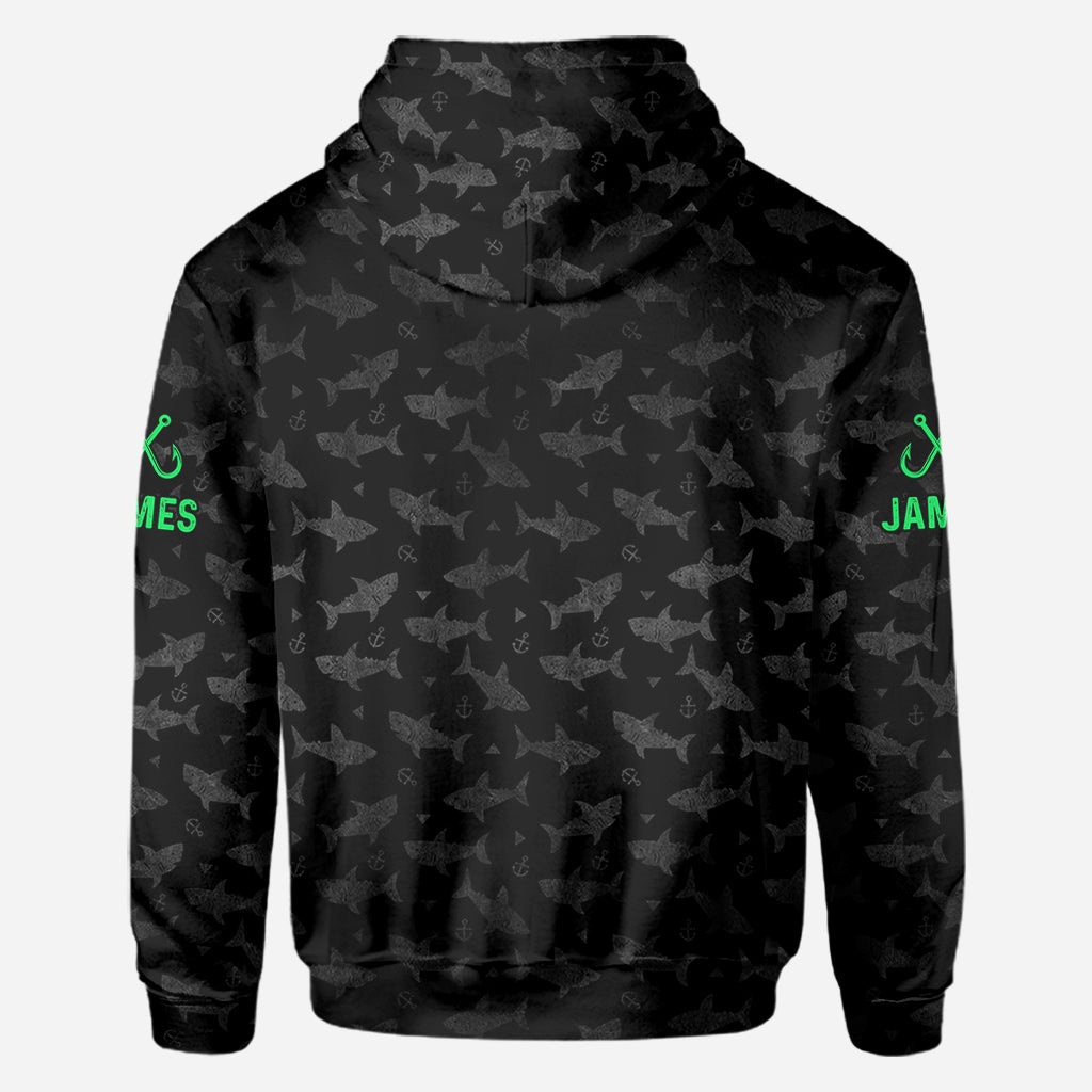 Weekend Hooker – Personalisiertes Angelshirt