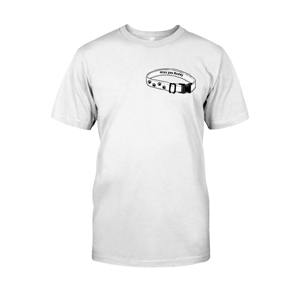 Ich vermisse dich Halsband – Personalisiertes Hunde-T-Shirt und Hoodie