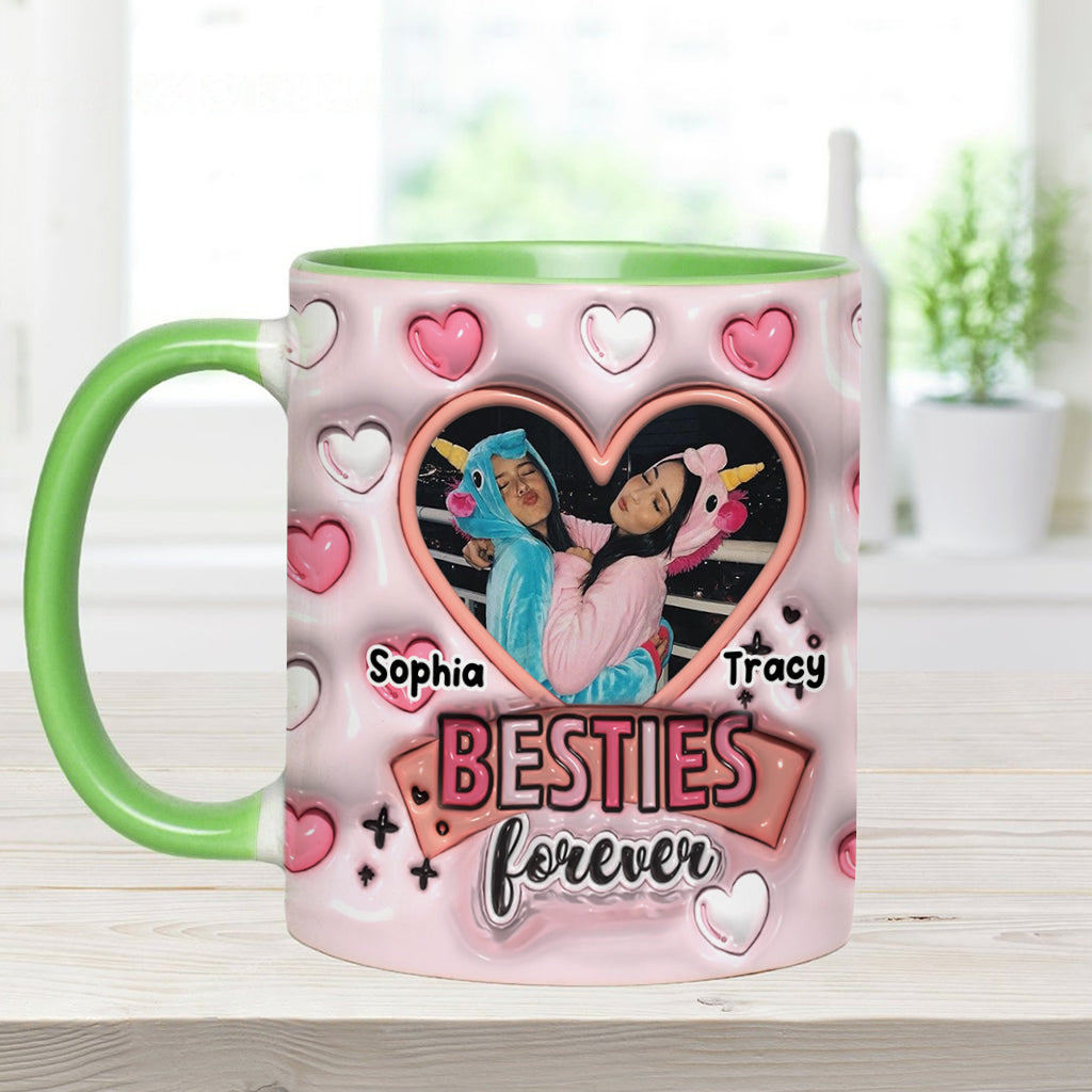 Beste Freundinnen für immer – Personalisierte Tasse mit Freundschaftsmotiv