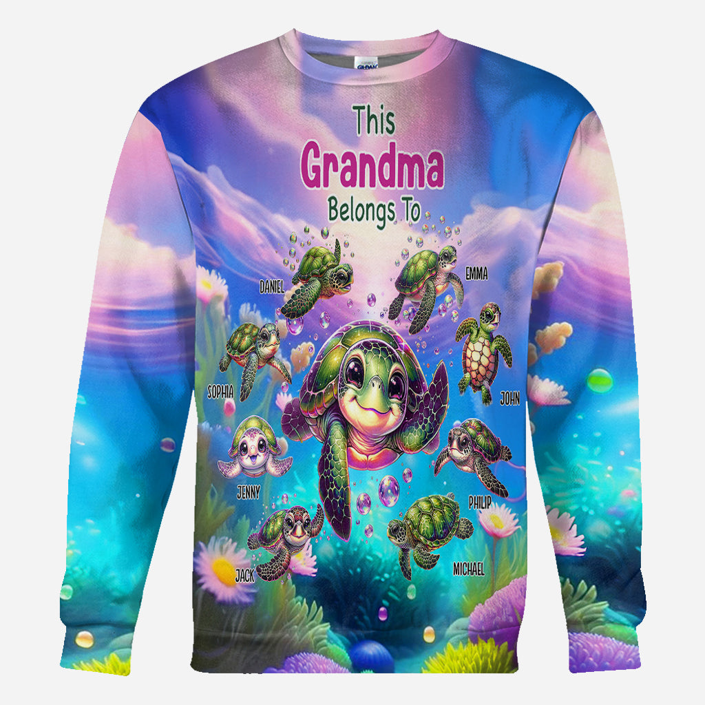 Dieses Oma-Shirt gehört zu - Personalisiertes Oma-Shirt