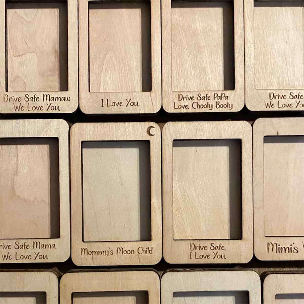 Fahr vorsichtig, Papa! Personalisierter Auto-Sonnenblendenclip mit Foto – Individuelle Gestaltung für Väter