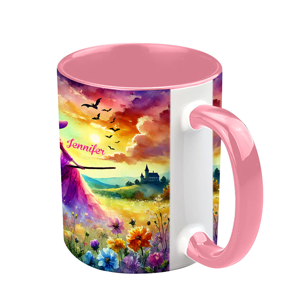 Wunderschöne Hexe – Personalisierte Tasse mit Hexenmotiv