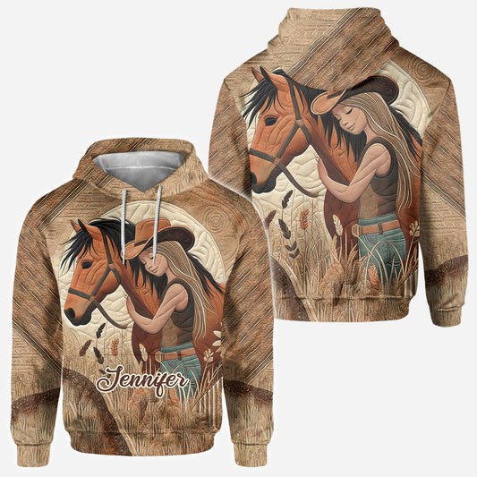 Horse Lovers - Personalized Horse All Over Shirt