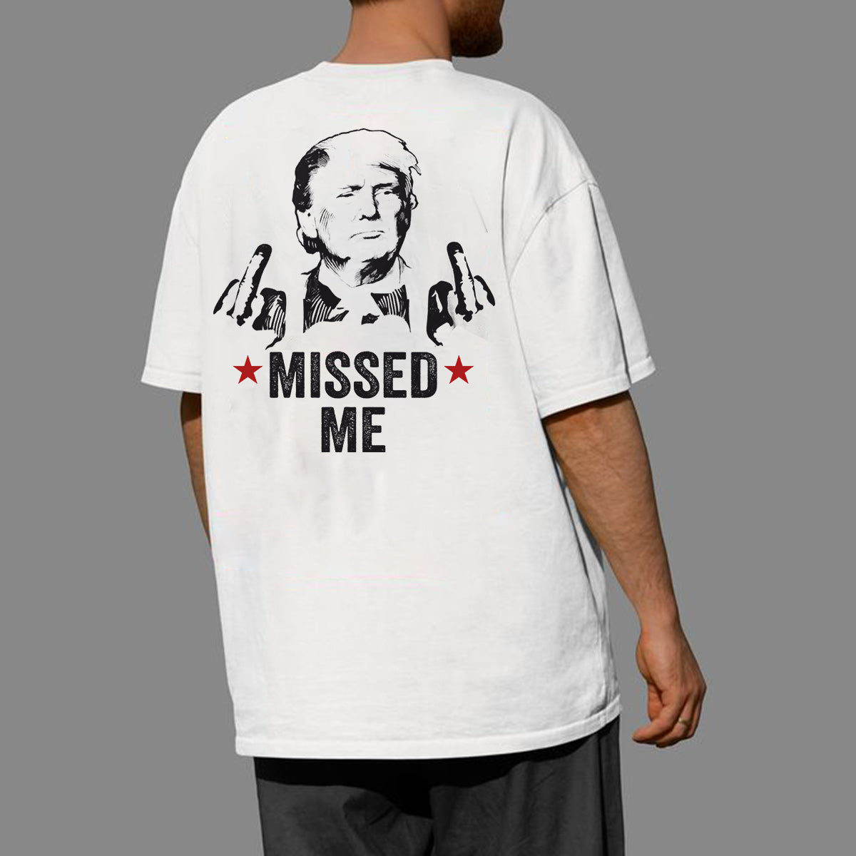 „Vermisst mich“-Shirt, „Kämpfen, kämpfen, kämpfen“-T-Shirt, Rallye-Shirt 2024
