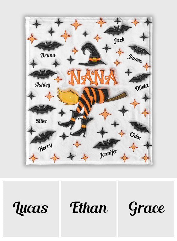 Oma-Leben/Oma-Leben/Mama-Leben... - Personalisierte Oma-Decke