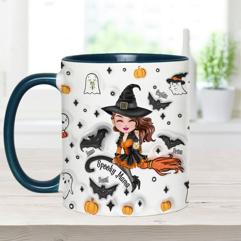 Gruselige Mama - Personalisierte Tasse mit Muttermotiv