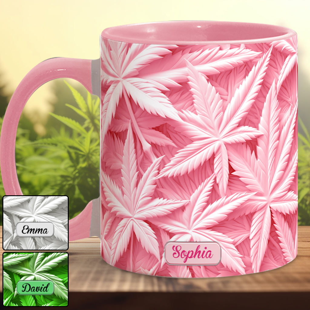 420 Vibes – Personalisierter Becher mit Weed-Motiv