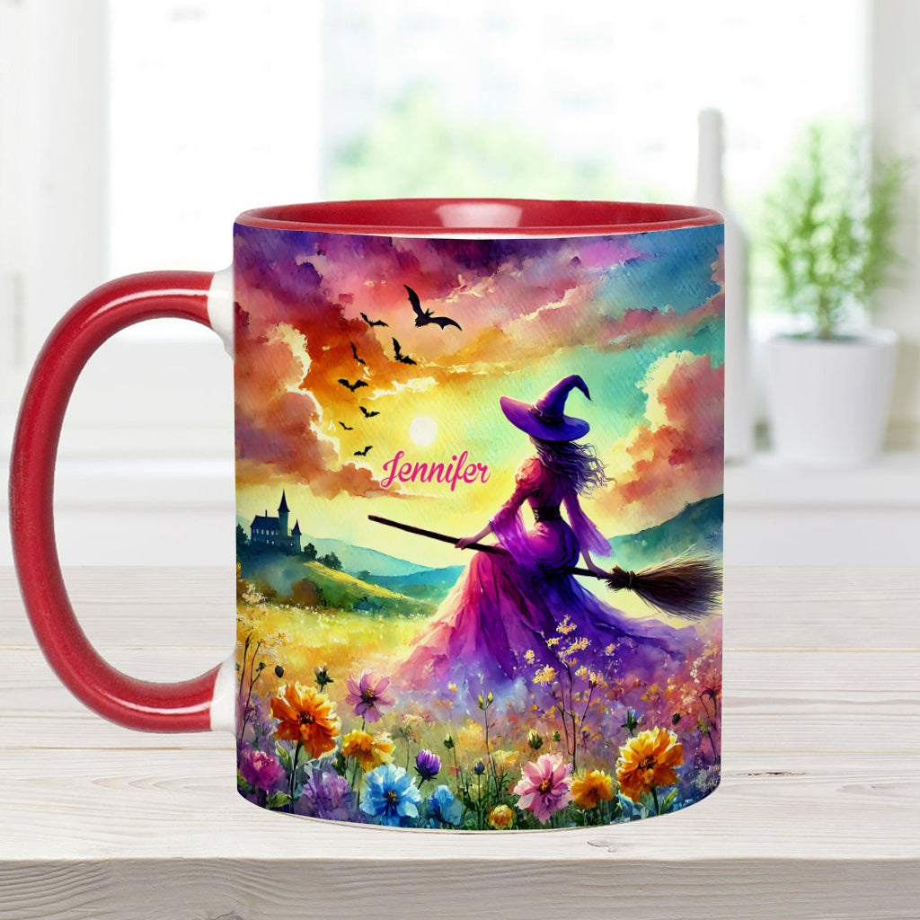 Wunderschöne Hexe – Personalisierte Tasse mit Hexenmotiv