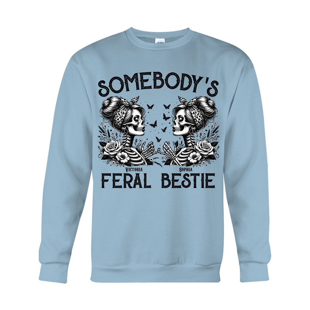 Gruselige beste Freundinnen für immer – Personalisiertes T-Shirt und Hoodie für beste Freundinnen