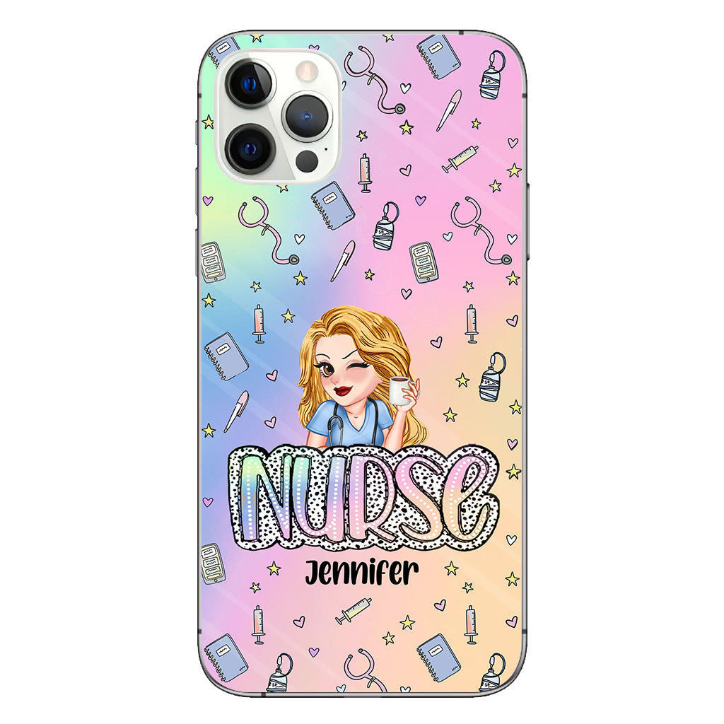 Nurse Life - Personalized Nurse Clear Phone Case