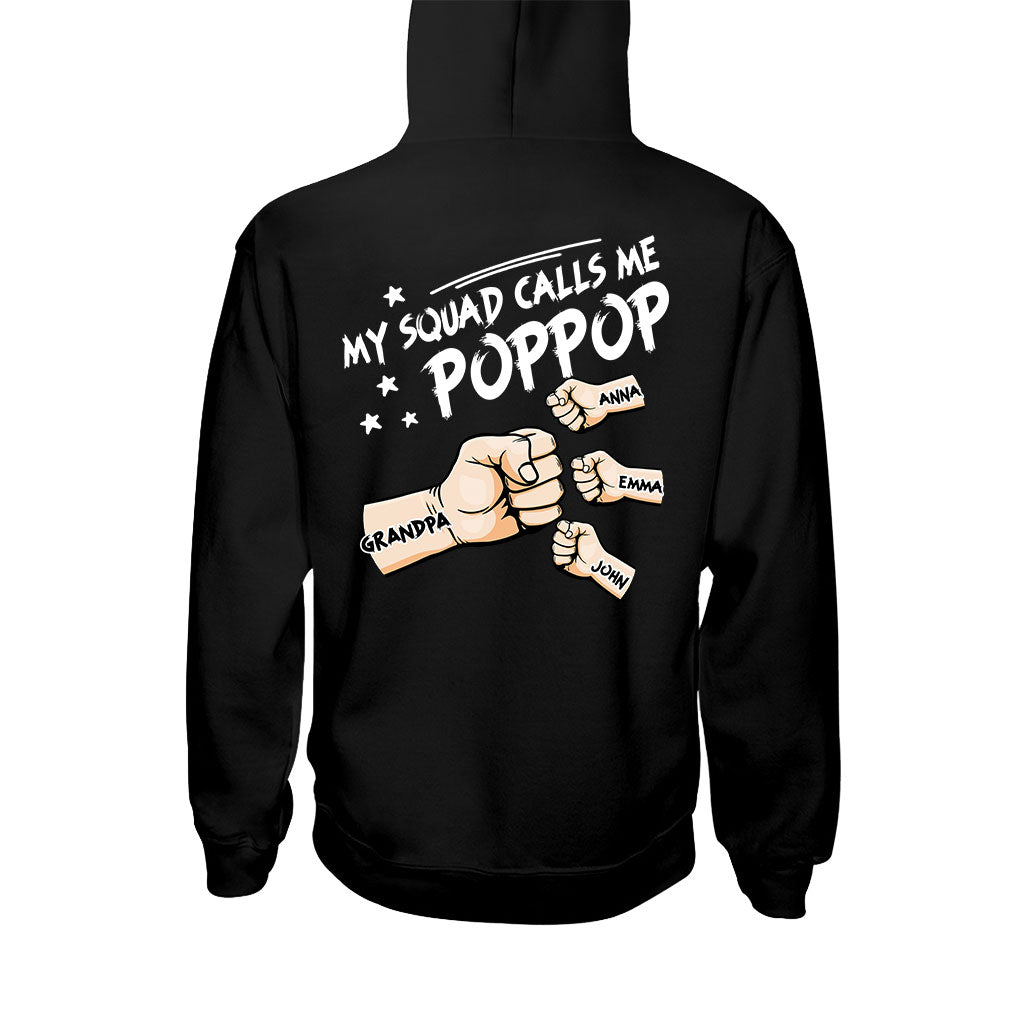 Meine Freunde nennen mich Poppop – Personalisiertes Opa-T-Shirt und Hoodie