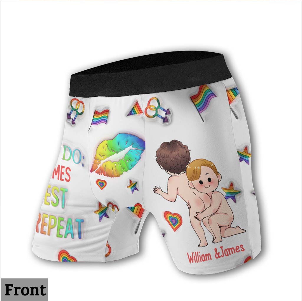 To Do List - Personalized LGBT Support Men’s Boxer Briefs