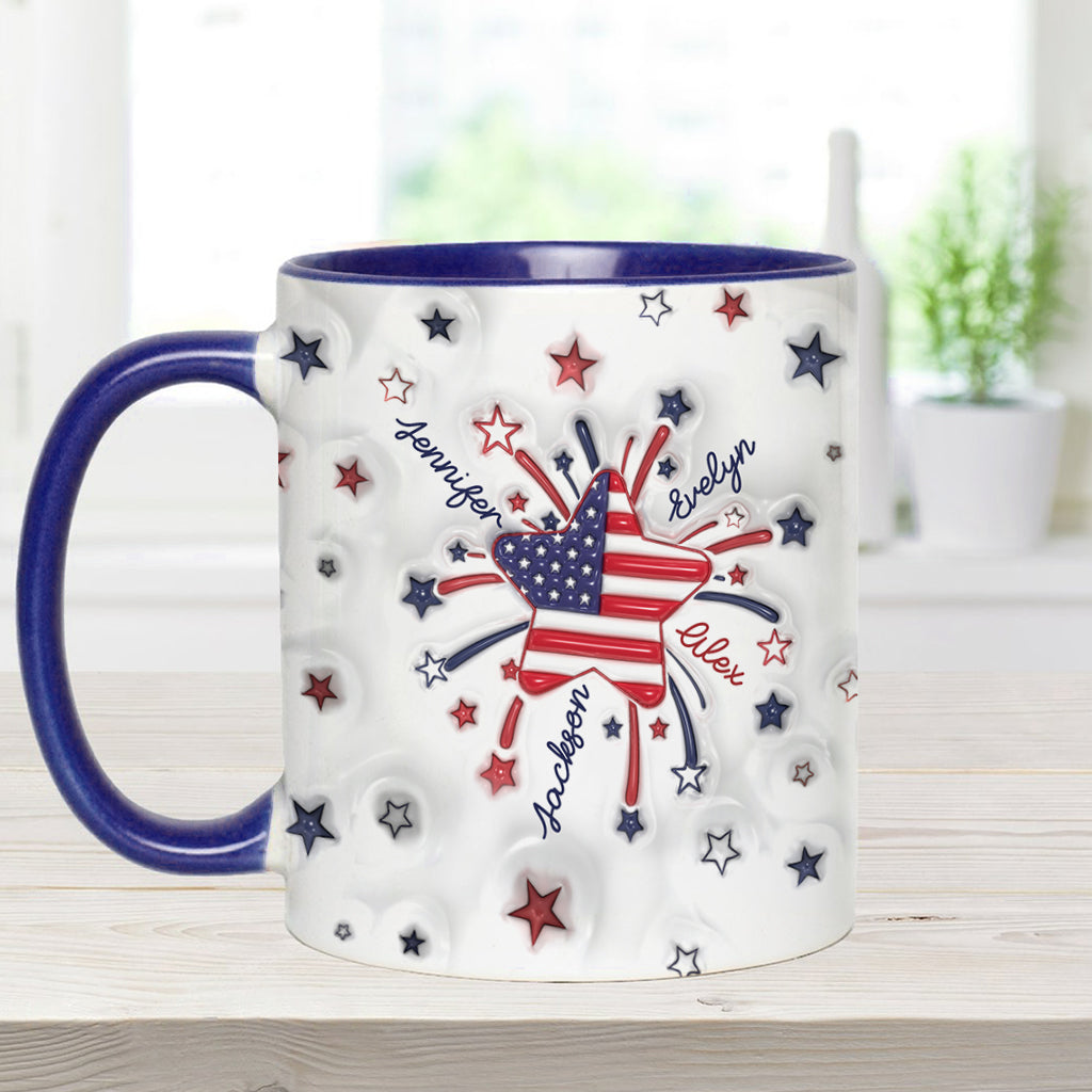 Omas kleiner Stern zum 4. Juli – personalisierte Tasse mit Oma-Motiv