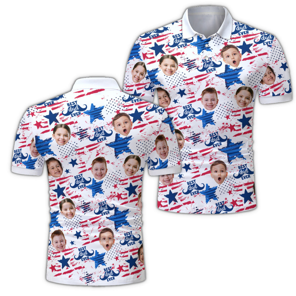 Best Dad Ever - Personalized Father Polo Shirt