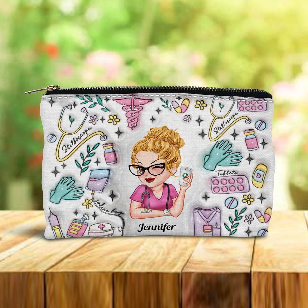 All My Nurse Stuff - Personalized Nurse Pouch