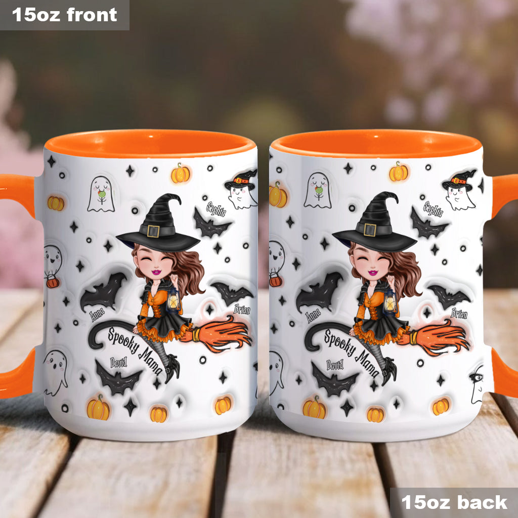 Gruselige Mama - Personalisierte Tasse mit Muttermotiv