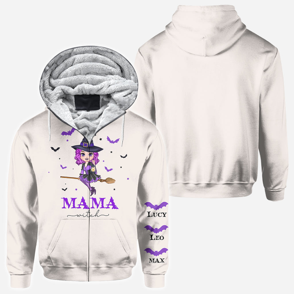 Mama Witch - Personalized Mother All Over Shirt