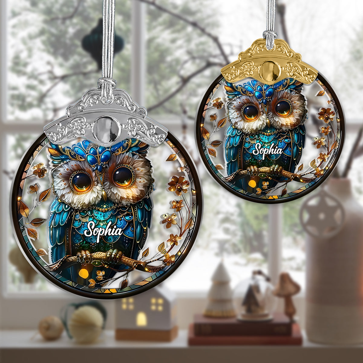 Bezaubernde Eule – Personalisierter Eulen-Vintage-Schmuck