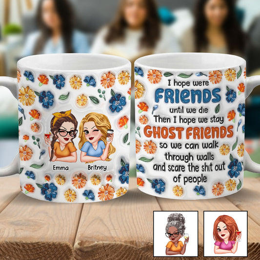 Ghost Friends - Personalisierter Bestie-Tasse