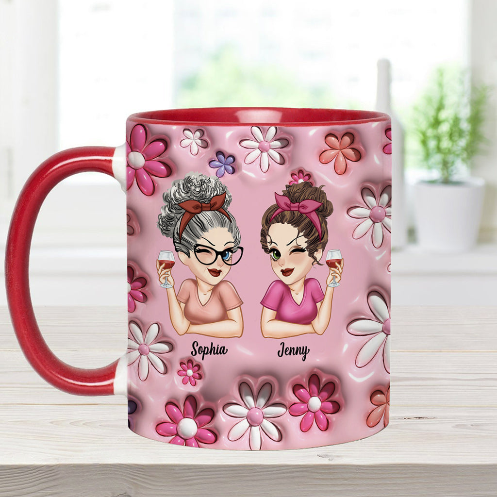 To My Daughter - Personalized Daughter Accent Mug