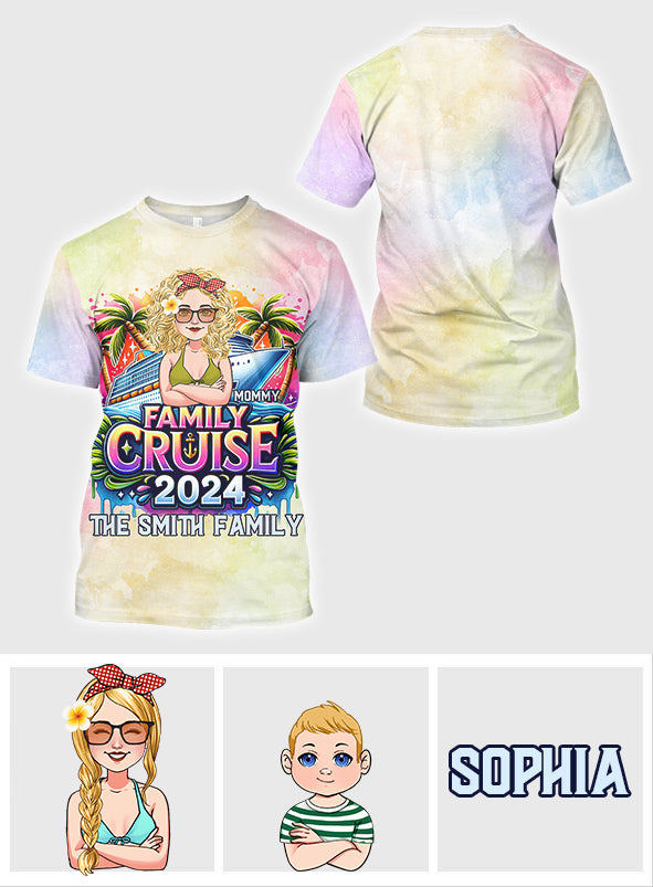 Family Cruise - Personalized Cruising All Over Shirt