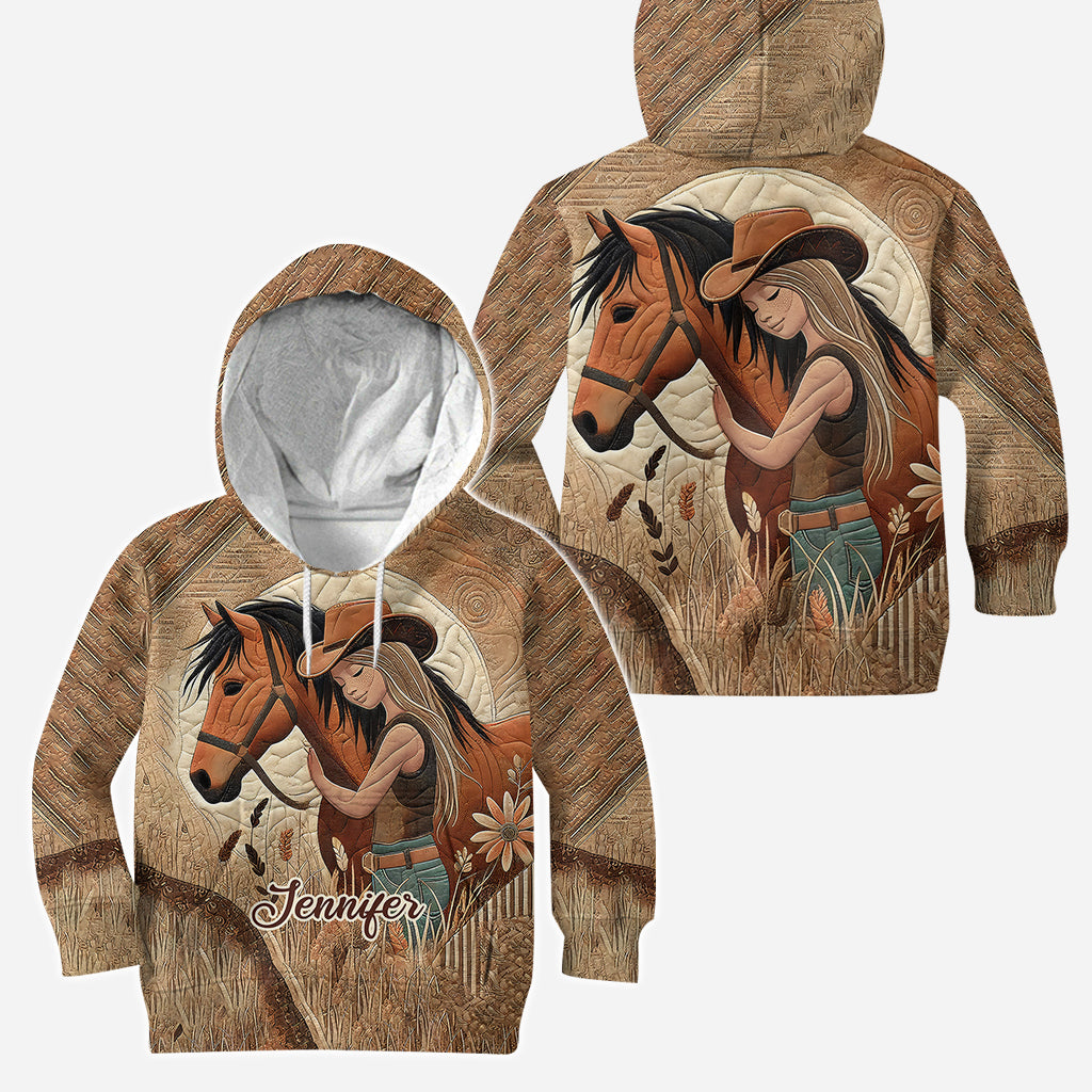 Pferdeliebhaber – Personalisierter Pferde-Hoodie und Leggings