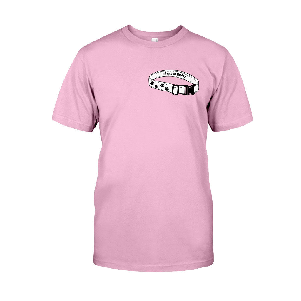 Ich vermisse dich Halsband – Personalisiertes Hunde-T-Shirt und Hoodie