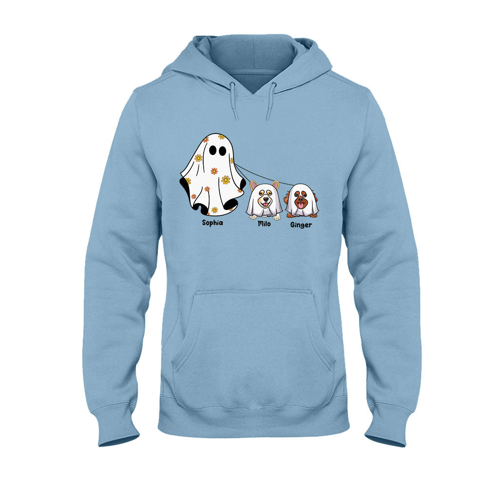 Niedliche Geister – Personalisiertes Hunde-T-Shirt und Hoodie