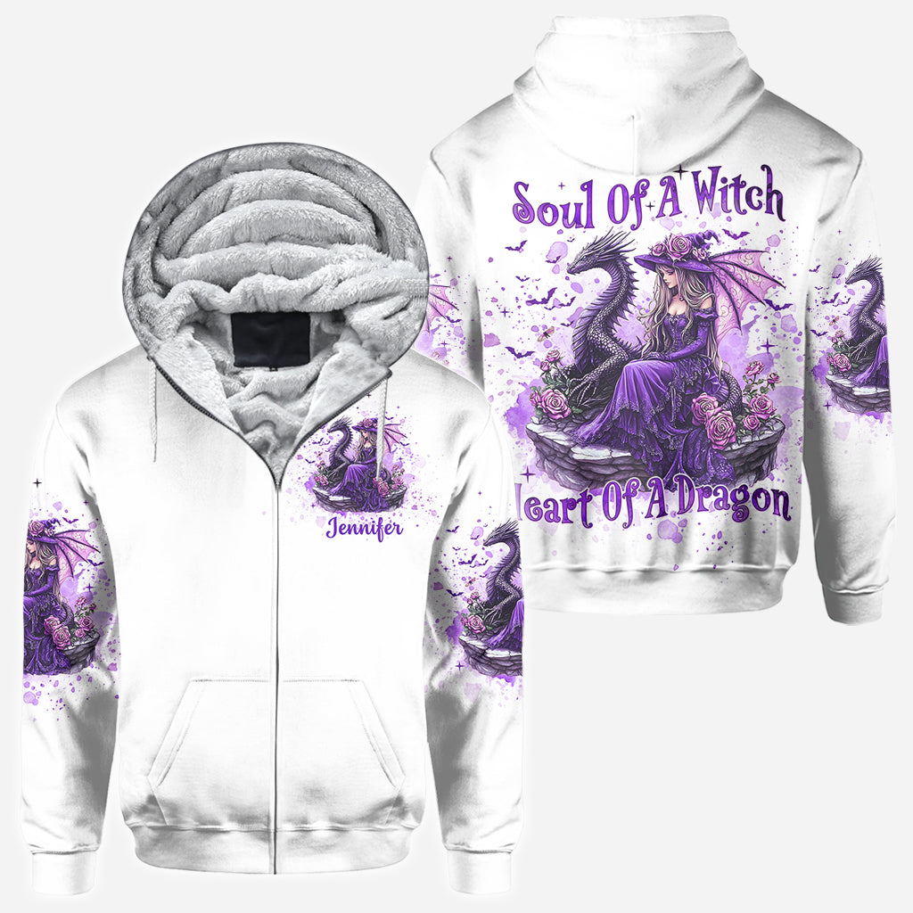 Seele einer Hexe, Herz eines Drachen – Personalisiertes Hexen-Shirt