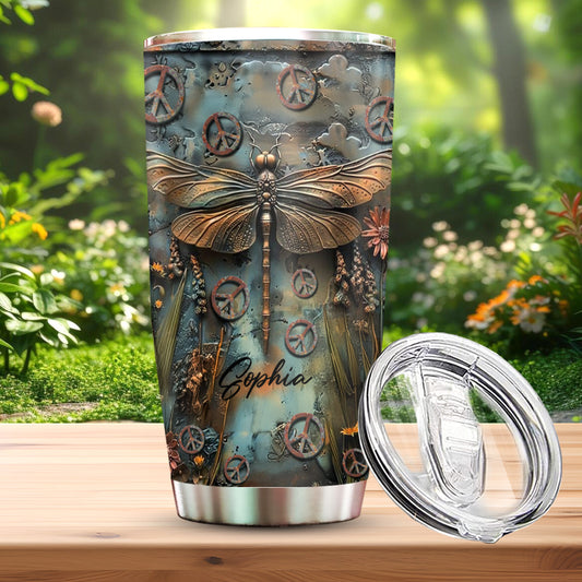 Let It Be – Personalisierter Hippie-Becher