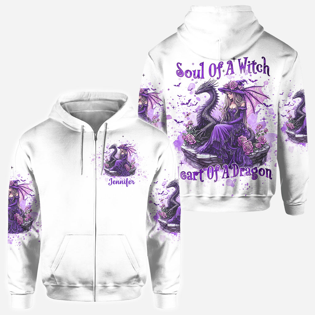 Seele einer Hexe, Herz eines Drachen – Personalisiertes Hexen-Shirt