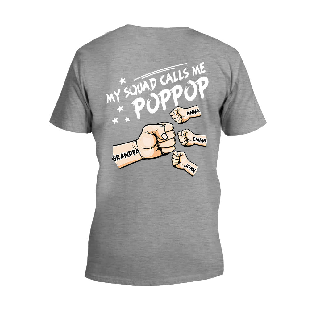 Meine Freunde nennen mich Poppop – Personalisiertes Opa-T-Shirt und Hoodie