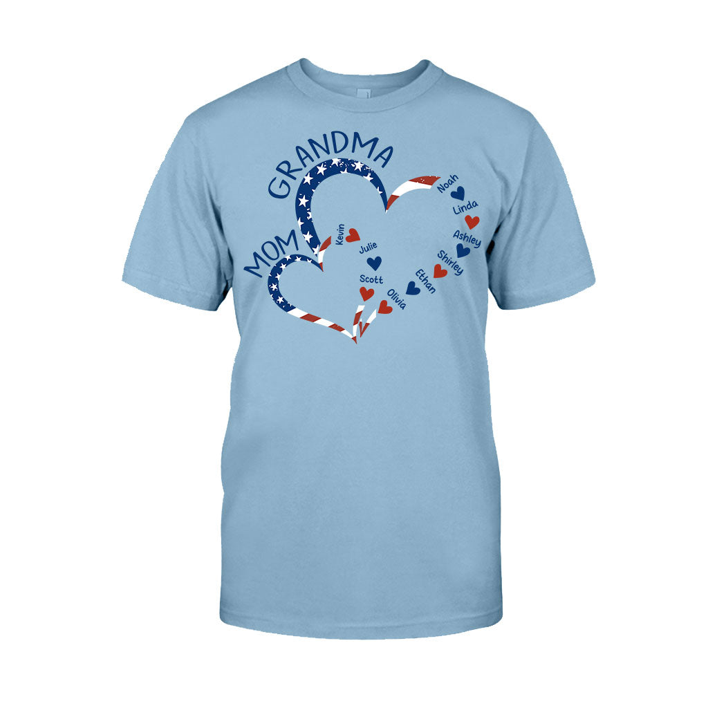 Erst Mama, jetzt Oma – Personalisiertes Oma-T-Shirt und Hoodie