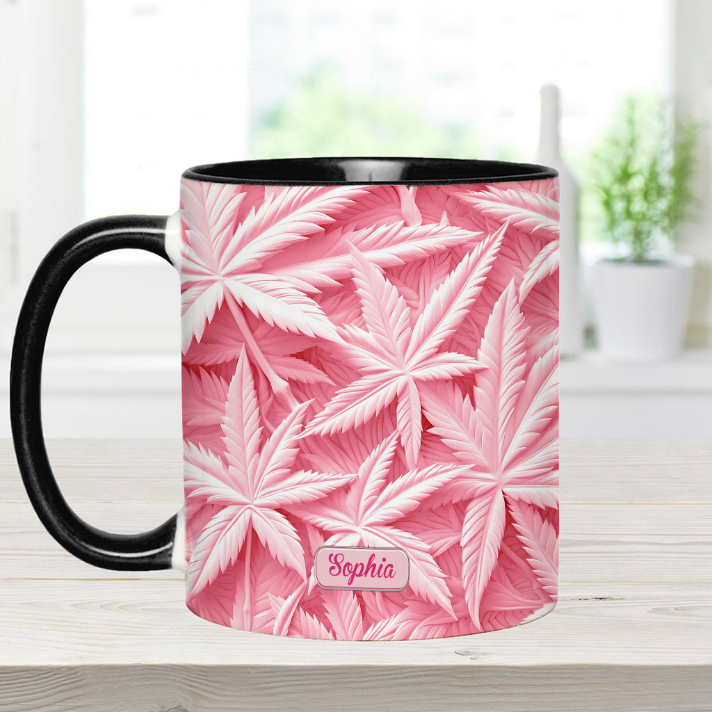 420 Vibes – Personalisierter Becher mit Weed-Motiv