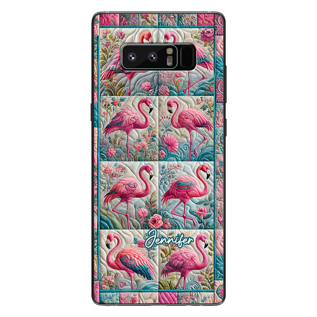 Vintage Flamingo – Personalisierte Flamingo-Handyhülle