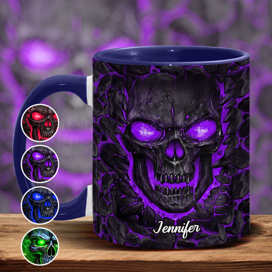 Böser Totenkopf – Personalisierte Tasse mit Totenkopf-Akzent