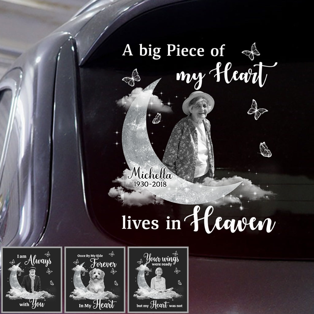 Wir vermissen dich – Personalisierter Gedenkaufkleber (Vollversion)