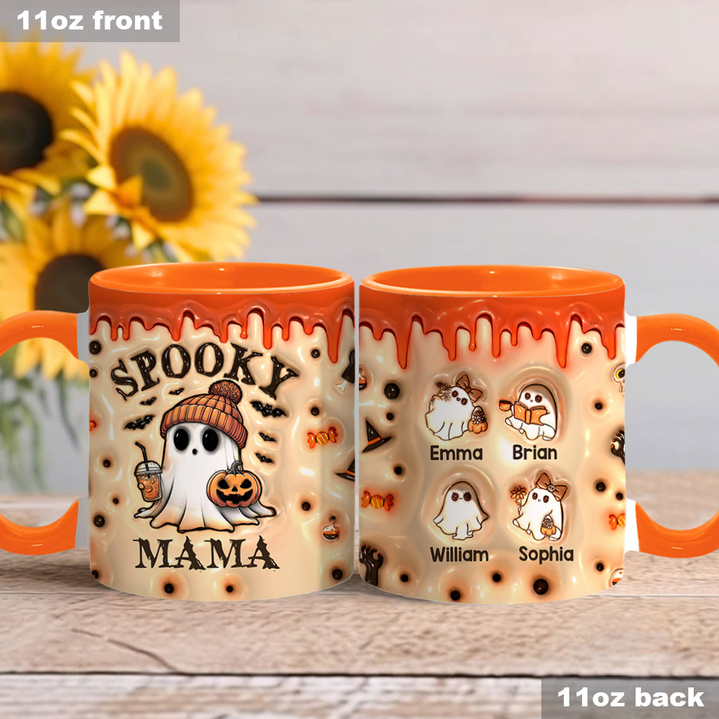 Halloween Boo Jee Mama - Personalisierte Tasse mit Muttermotiv