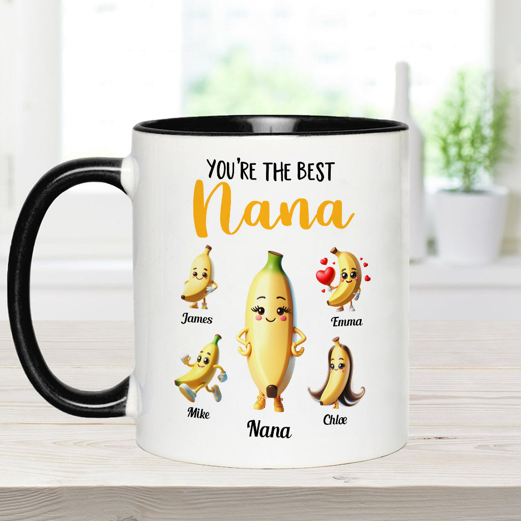 Beste Oma aller Zeiten - Personalisierte Tasse mit Oma-Akzent