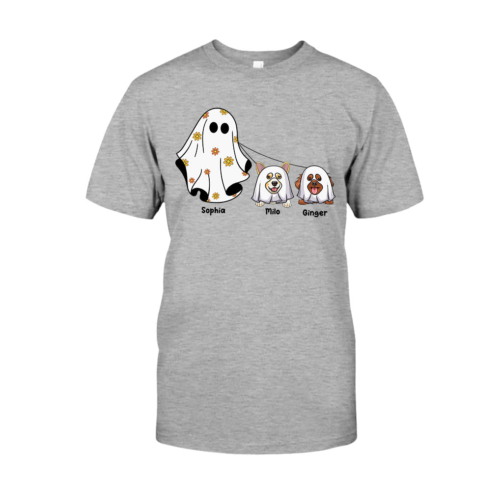 Niedliche Geister – Personalisiertes Hunde-T-Shirt und Hoodie