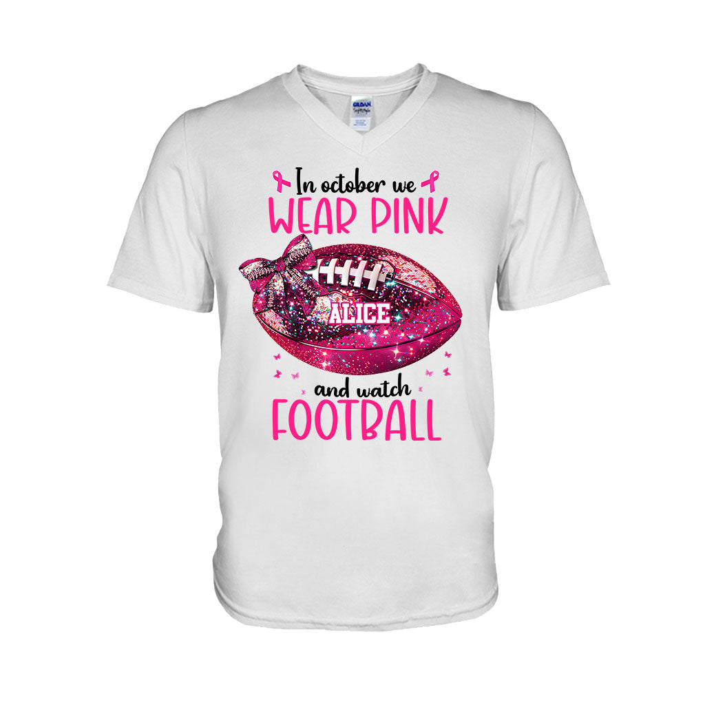 Im Oktober schauen wir zu – personalisiertes Fußball-T-Shirt und Hoodie