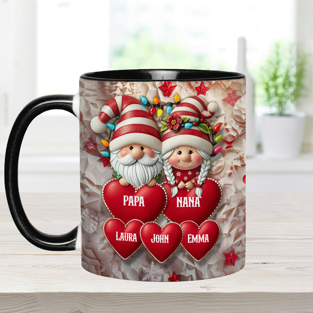 Ich liebe meine Familie – Personalisierte Tasse mit Familienmotiv