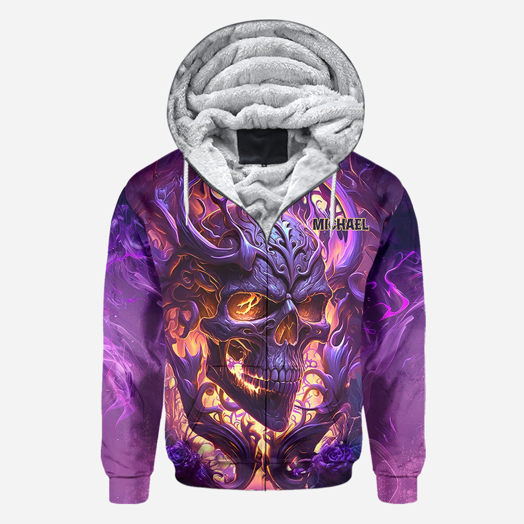 Bevor ich es tue – Personalisiertes Totenkopf-Shirt