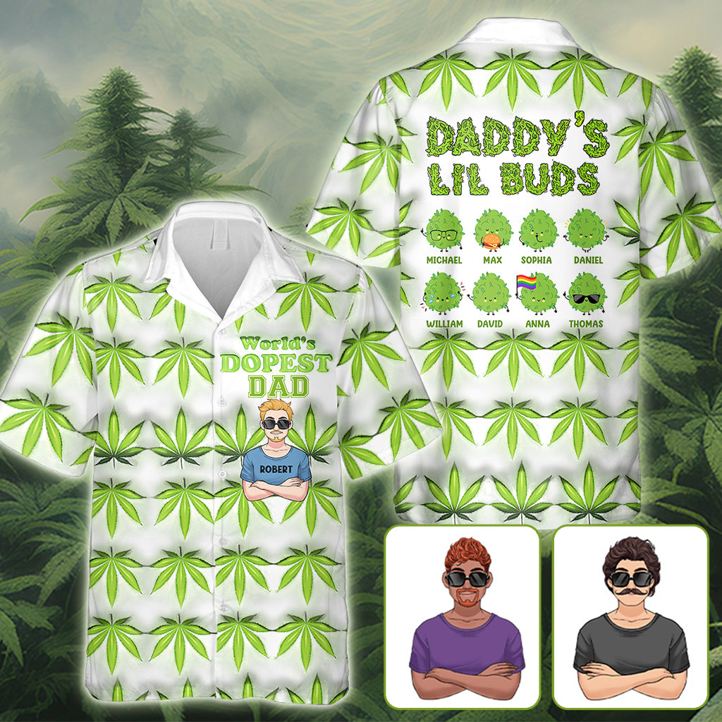 Der coolste Papa aller Zeiten – personalisiertes Hawaiihemd für Väter